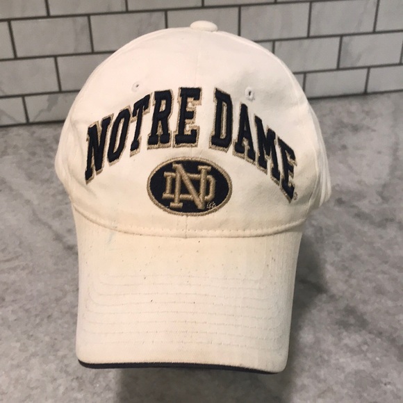 Zephyr Notre Dame Hat Mens White Embroidered Logo Made in Russia Irish Cap - Picture 1 of 11